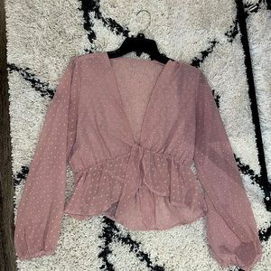 SUPER CUTE LIGHT PINK TOP